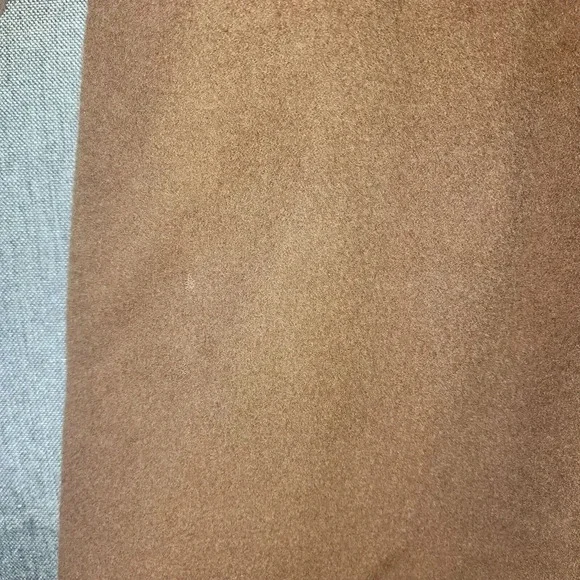 Marisa Minicucci Womens Brown Baby Alpaca Wool Long Sleeve Collared Coat Size 16 - Picture 8 of 12